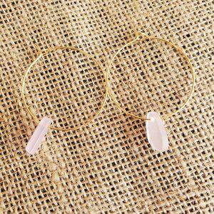 NEW 14k gold filled seaglass hoop earrings